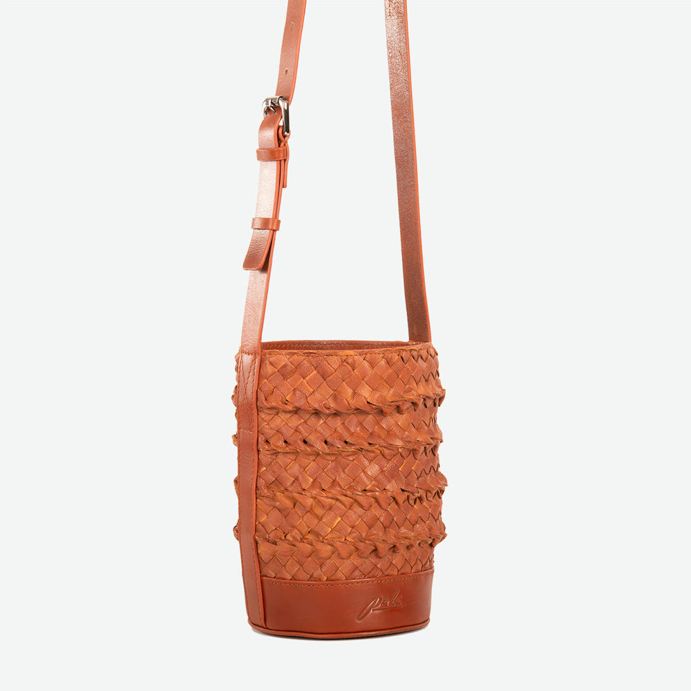 
                      
                        Mini Emery Woven Bucket - Chestnut
                      
                    
